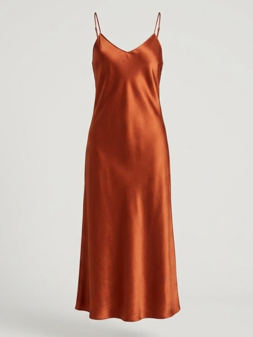 Polo Ralph Lauren Luxe Mulberry Silk Sz. 6 Slip Dress NWOT - Picture 2 of 10